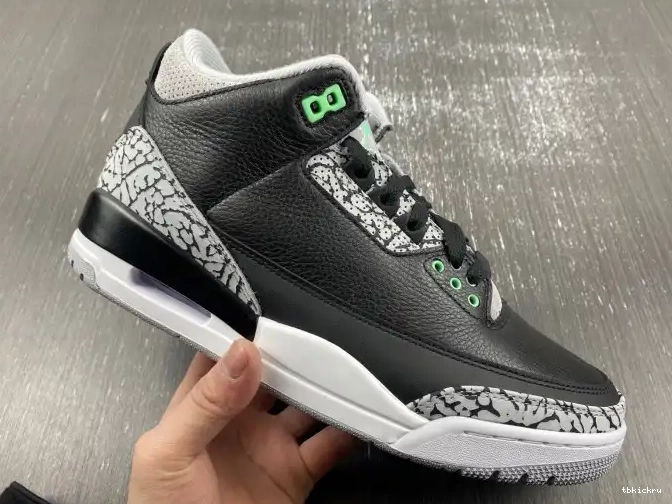 Reps TBkick Glow Green Jordan CT8532-031 Air 3 0508